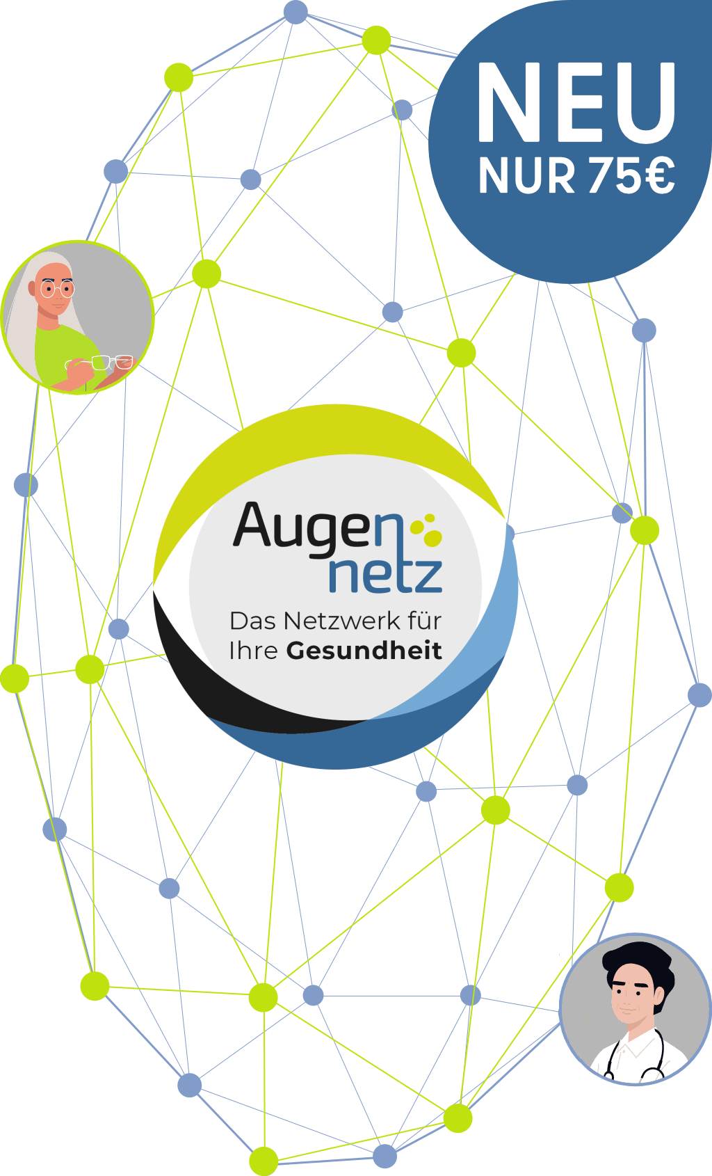 Augenärzte und Augenoptiker digital verbunden durch das Augenetz